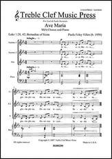 Ave Maria SSA choral sheet music cover